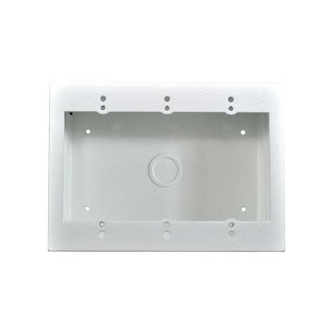 3 gange electrical box plastic|3 gang surface mount box.